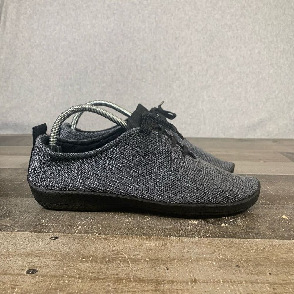 Arcopedico Women’s Size 42 Oxford Lace Up Knit Shoes Grey Lace Up Sneakers